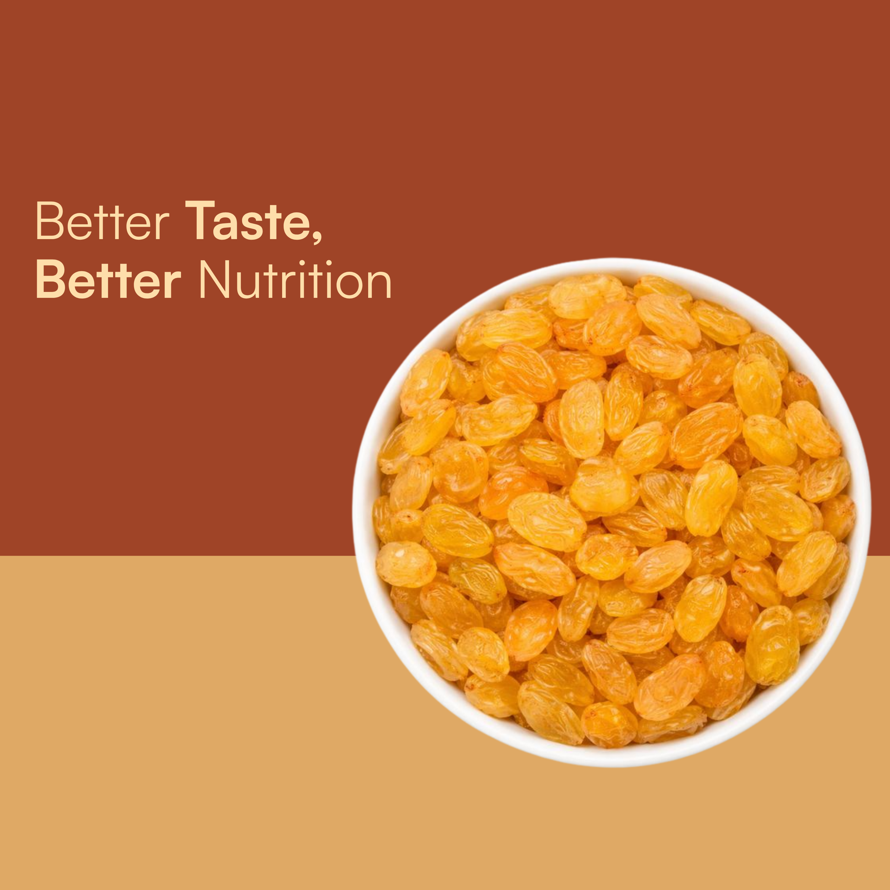 Tridara Premium Round Raisins | Naturally Sweet Kishmish