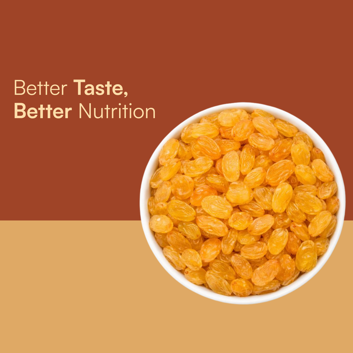 Tridara Premium Round Raisins | Naturally Sweet Kishmish
