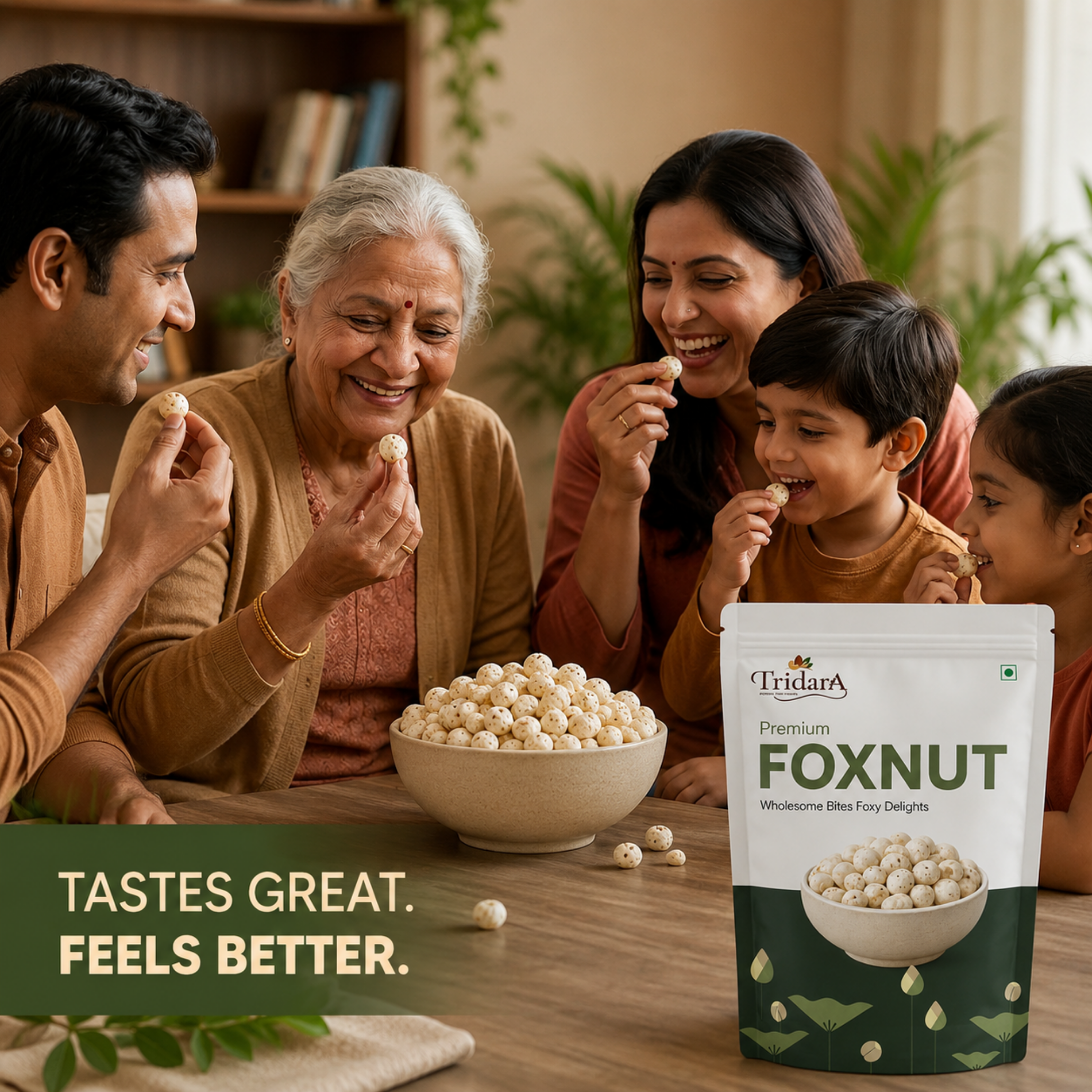 Tridara Premium Phool Makhana | Roasted Fox Nuts