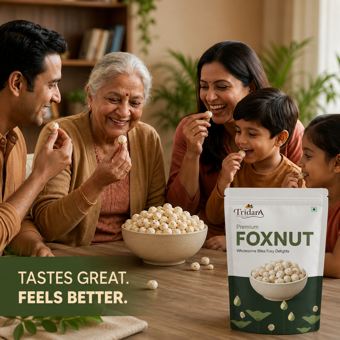 Tridara Premium Phool Makhana | Roasted Fox Nuts