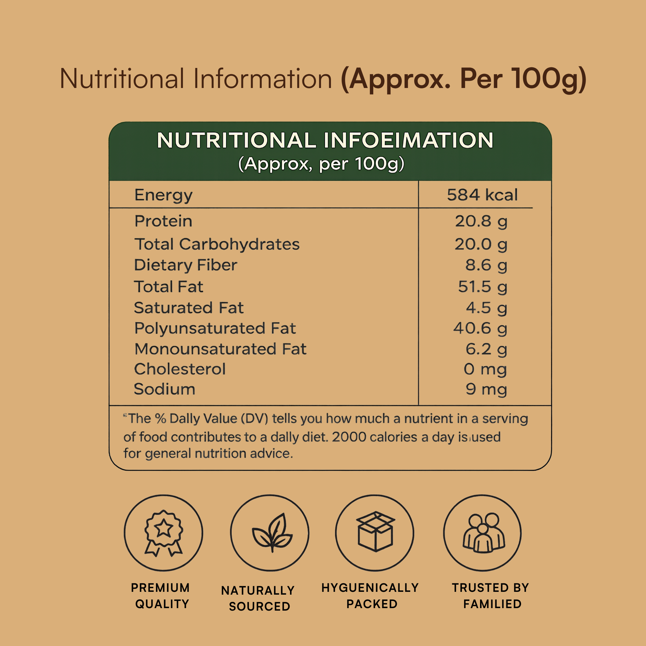 Tridara Premium Hulled Sunflower Seeds | Natural Sunflower Kernels