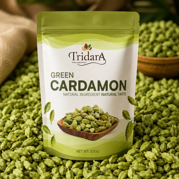 Tridara Premium Green Cardamom 7mm | Premium Hari Elaichi