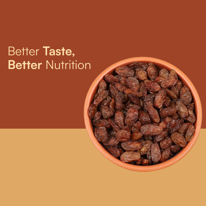 Tridara Premium Munakka | Large Premium Black Raisins