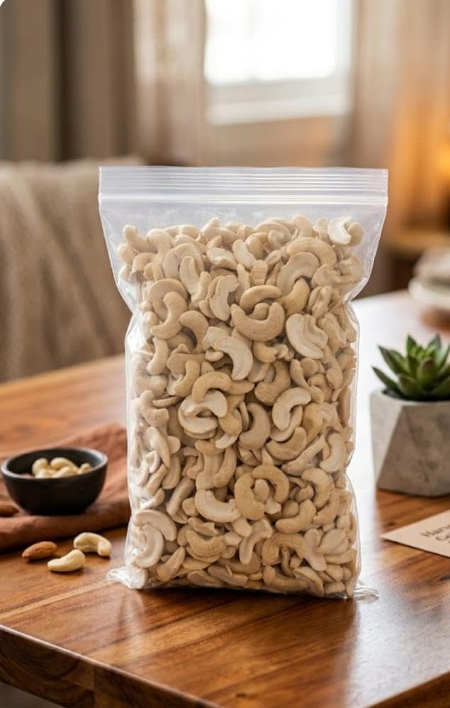 Tridara Premium Kaju Split (4 Pcs) | Fresh Cashew Pieces