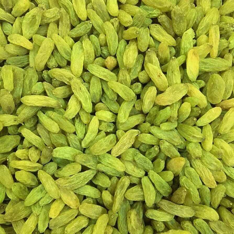 Tridara Premium Long Green Raisins | Naturally Sweet Green Kishmish