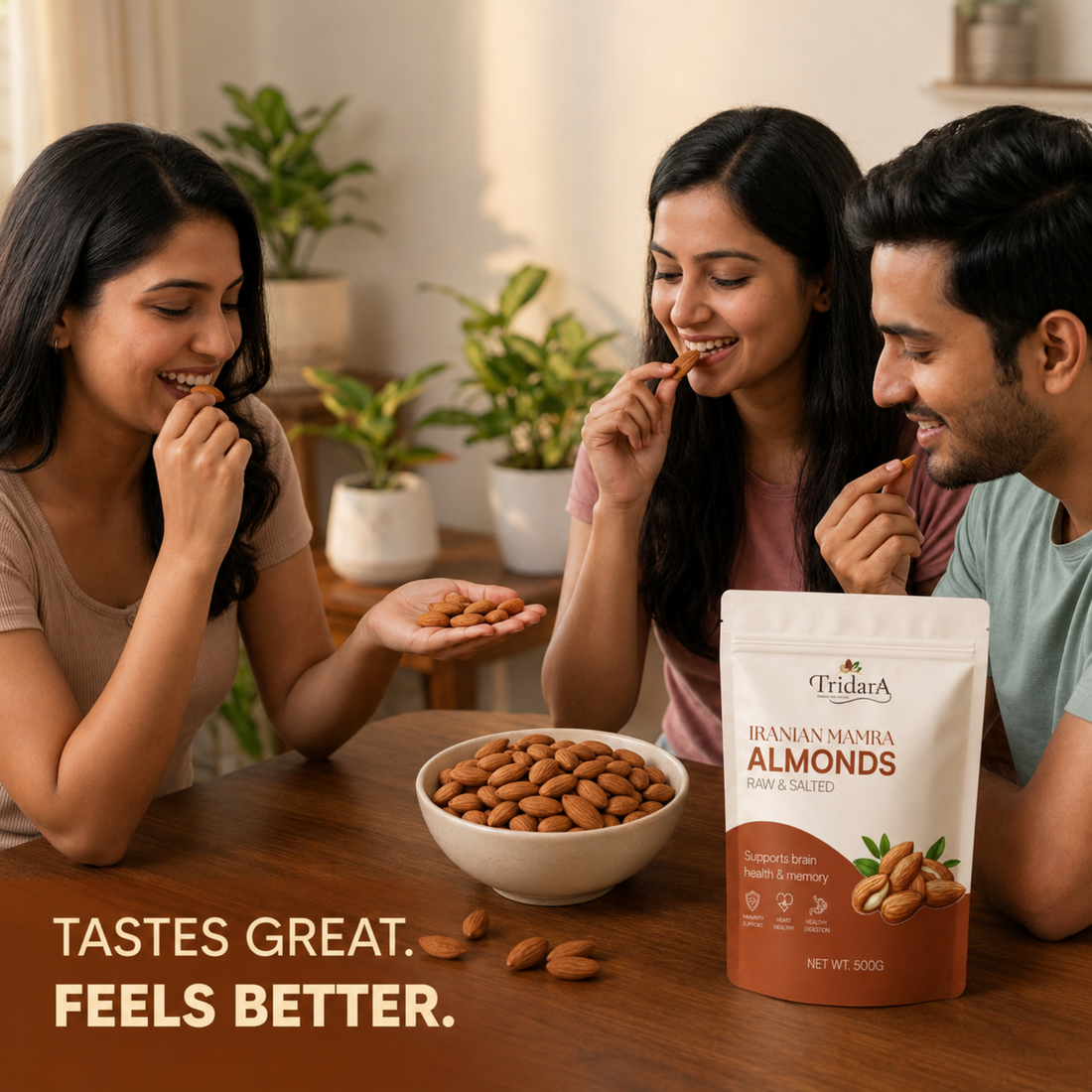 Tridara Premium Iranian Mamra Almonds | Authentic Iranian Mamra Badam