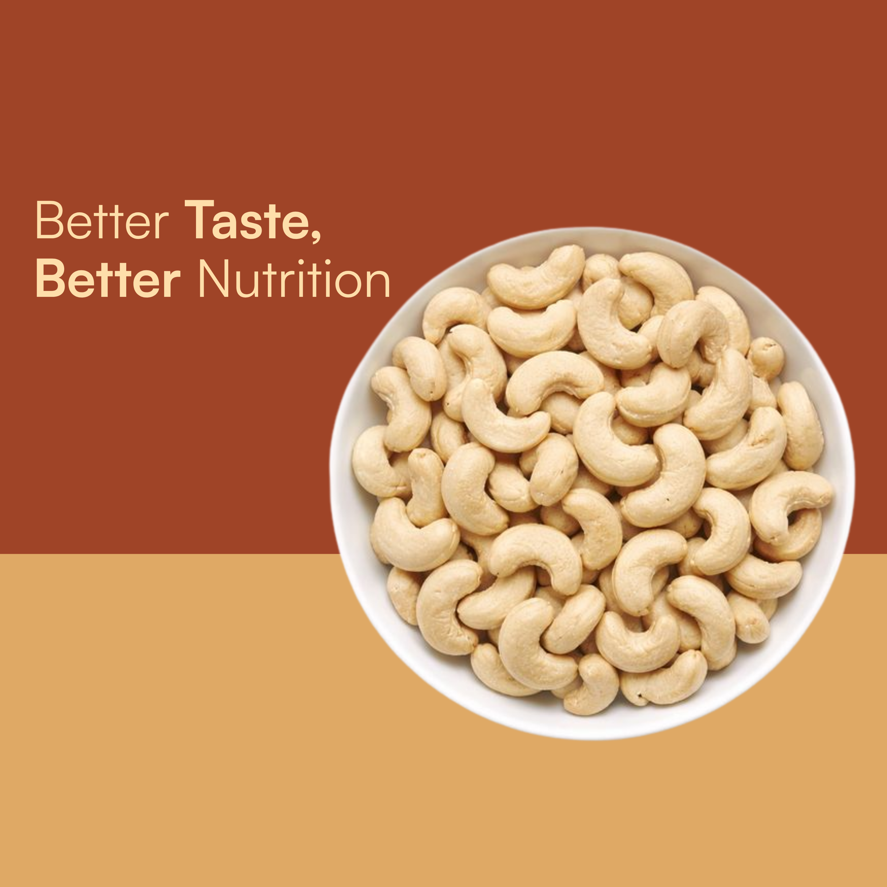 Tridara Premium Cashew W320 | Whole Premium Cashew Kernels